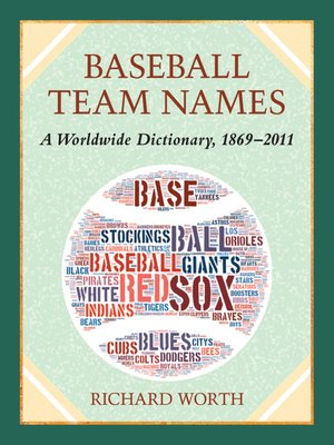 cover image of Baseball Team Names